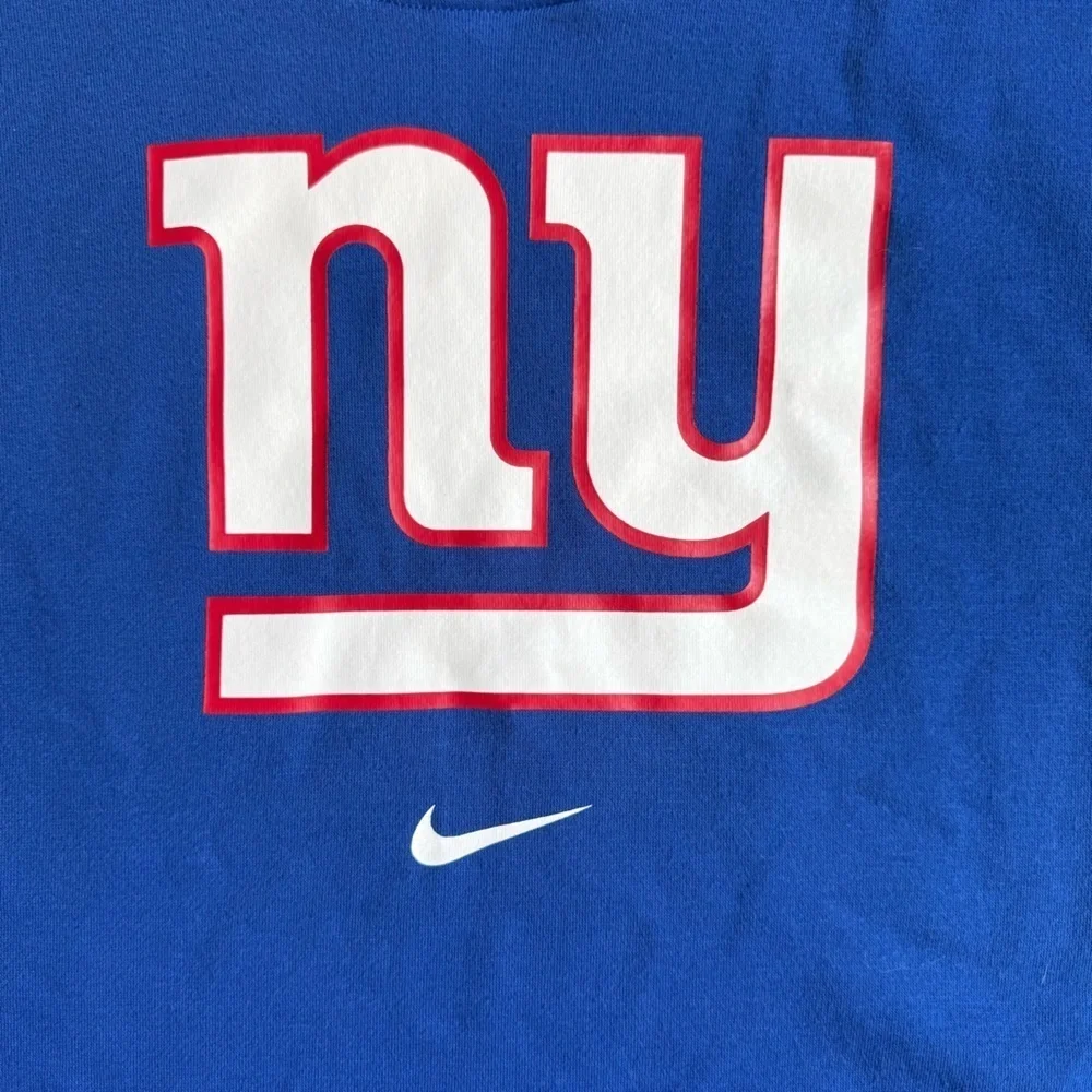 Nike Boys XL 18/20 Blue NY Giants Hoodie Sweatshirt
